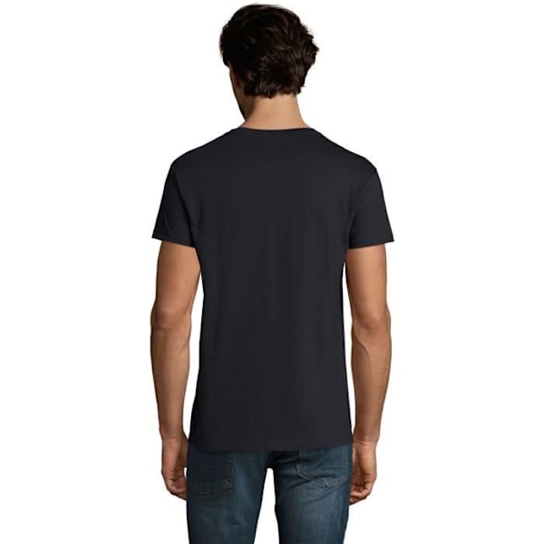 T-shirt - ULTRABASIC - Kuba - 100% bomull - Korta ärmar - Bekväm och modern Marin XXL