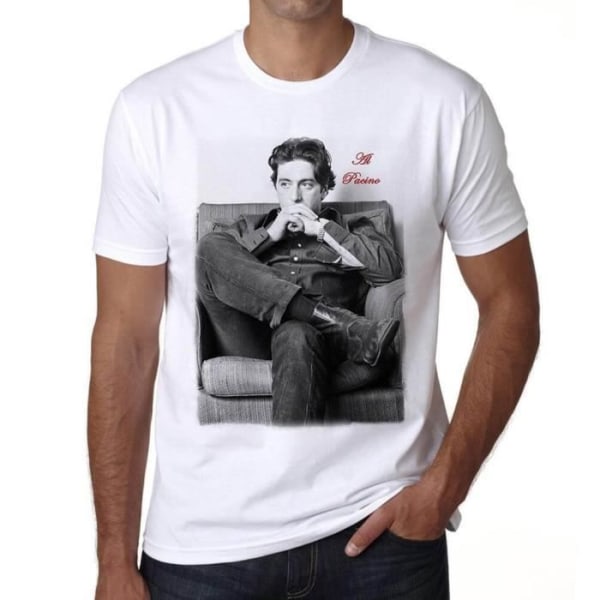 T-shirt herr Al Pacino 1 Vintage T-shirt Vit