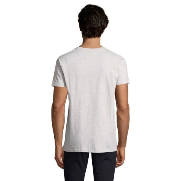Strong and Severe Wolf T-shirt för män – Strong Wolf And Severe – Vintage vit T-shirt Ljungvit