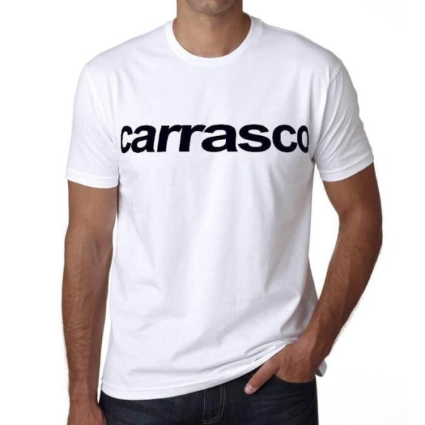 Carrasco T-shirt för män Vintage T-shirt Vit