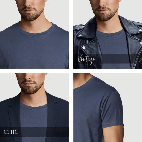 T-shirt herr Den bästa utsikten kommer efter den tuffaste bergsklättringen i landet – den bästa utsikten kommer efter Denim jag