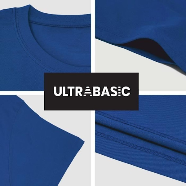 T-shirt - ULTRABASIC - Logo Ripple Xrp - 100% bomull - Kortärmad - Bekväm Kunglig XL