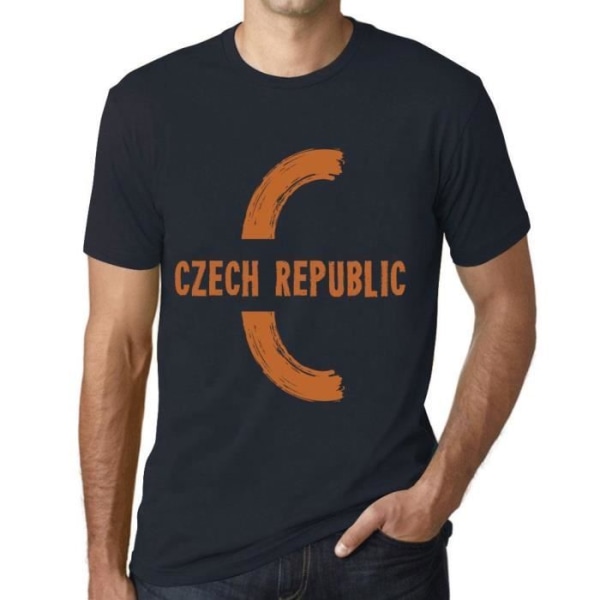 Tjeckien T-shirt herr – Tjeckien – Vintage T-shirt Marin