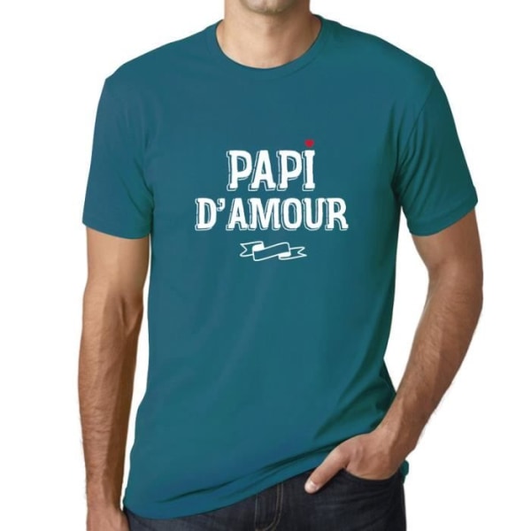 Herr T-shirt Papi D'Amour Vintage T-shirt Blå Blå Anka