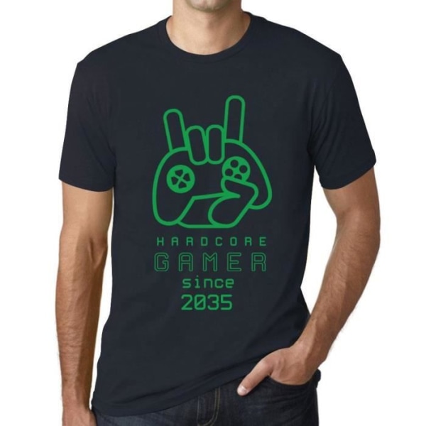 Hardcore Joystick Player för herr sedan 2035 – Hardcore Joystick Gamer sedan 2035 – Vintage T-shirt Marin