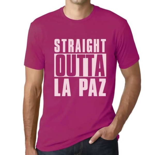 T-shirt herr Rak Outta La Paz – Rak Outta La Paz – Vintage T-shirt Fuchsia