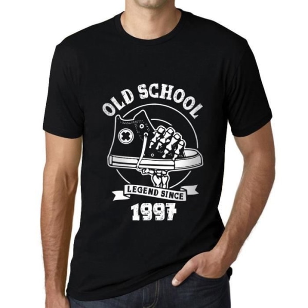 Old School Legend Sedan 1997 T-shirt för män – Old School Legend Sedan 1997 – 26 år gammal T-shirt för 26-årspresent djup svart