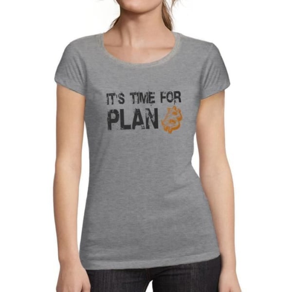 T-shirt dam Det är dags för Plan B Bitcoin Btc Hodl Crypto – Det är dags för Plan B Bitcoin Btc Hodl Crypto – T-shirt Ljunggrå S