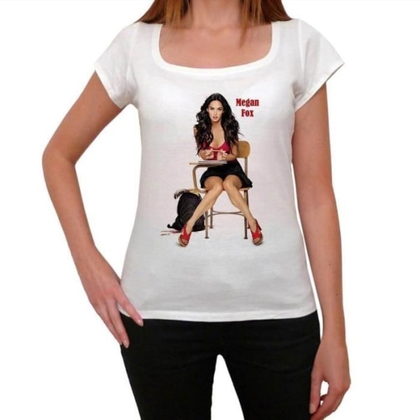 T-shirt dam Megan Fox Vintage T-shirt Vit
