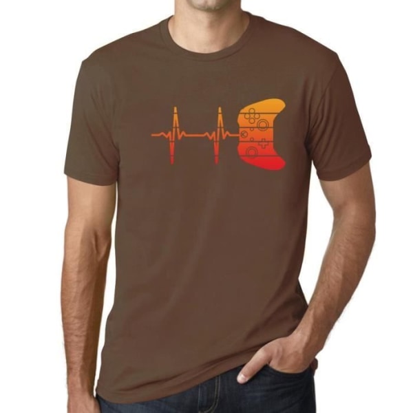 T-shirt herr Gamer Heartbeat Funny Gaming – Gamer Heartbeat Funny Gaming – Vintage T-shirt Jorden