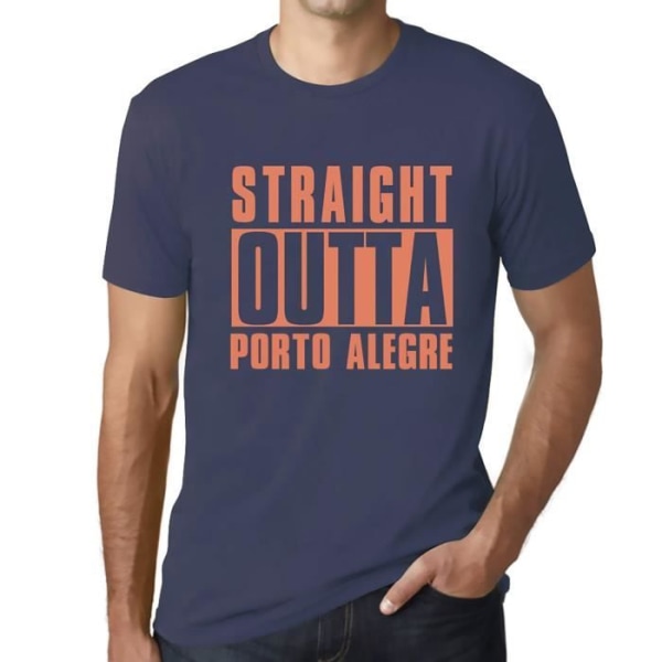 T-shirt herr Straight Outta Porto Alegre – Straight Outta Porto Alegre – Vintage T-shirt Denim