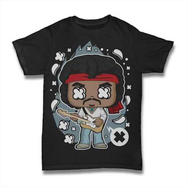 American Icon T-shirt herr - 1960-talsgitarrist - hårdrocksmusiker - amerikansk ikon - 1960-talsgitarrist - hårdrock djup svart jag