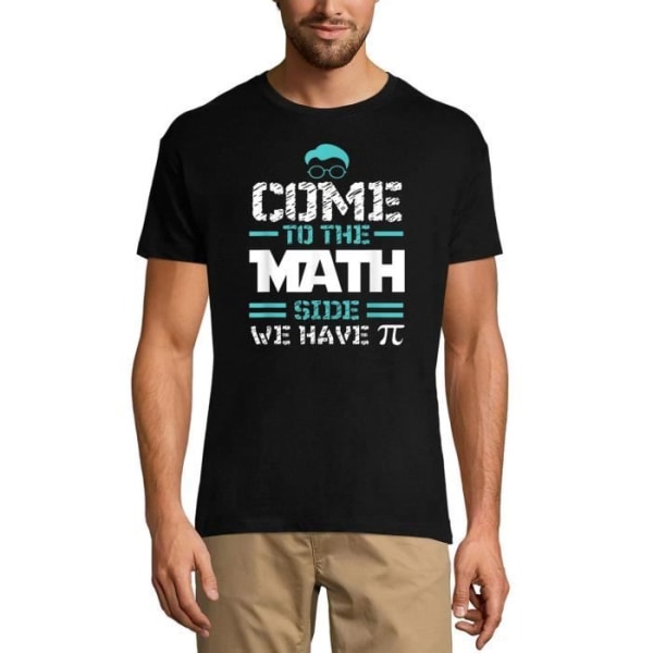 T-shirt herr Come To The Math Side We Have Pi Geek – Come To The Math Side We Have Pi Geek – Vintage svart T-shirt djup svart