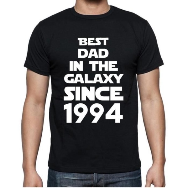 T-shirt herr Bästa pappa i galaxen sedan 1994 – bästa pappa i galaxen sedan 1994 – 29 år gammal 29:e present T-shirt djup svart