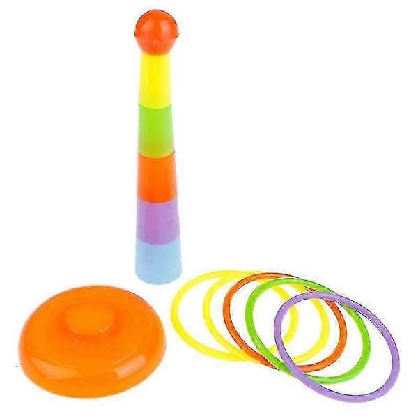 Hoop Ring Toss Plastik Ring Toss Havespil Pool Legetøj Udendørs Sjov for Børn well
