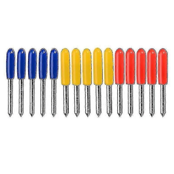 Udskiftningsskæreblade, kompatible tilbehørsblade (15 stk., Multicolor)