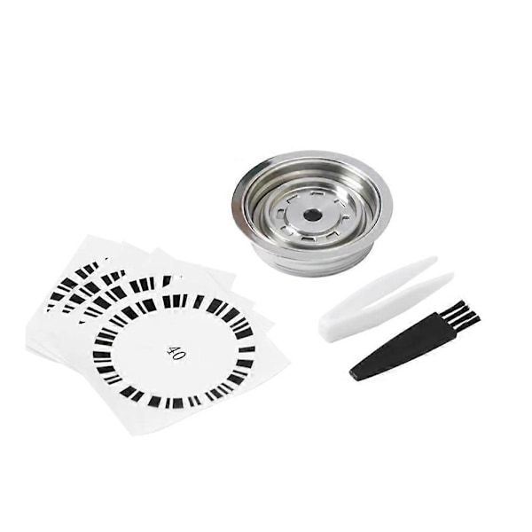 Gjenbrukbar kapseladapter 40ml for Vertuoline Vertuo Next Pop-maskin Kompatibel for Nespresso-kaffe