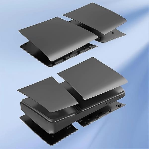 Dækplader til PS5 Pro Digital Edition Matte FacePlates Tilbehør til PS5 Pro Konsol Black