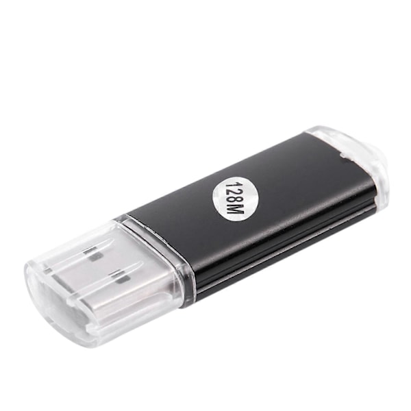 10 x USB-minne 2.0 Minne Stick Flash Drive 128MB Gåva Svart