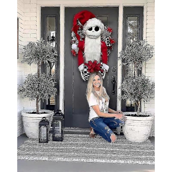 Jack Skellington Nightmare Bee Julkrans för ytterdörr
