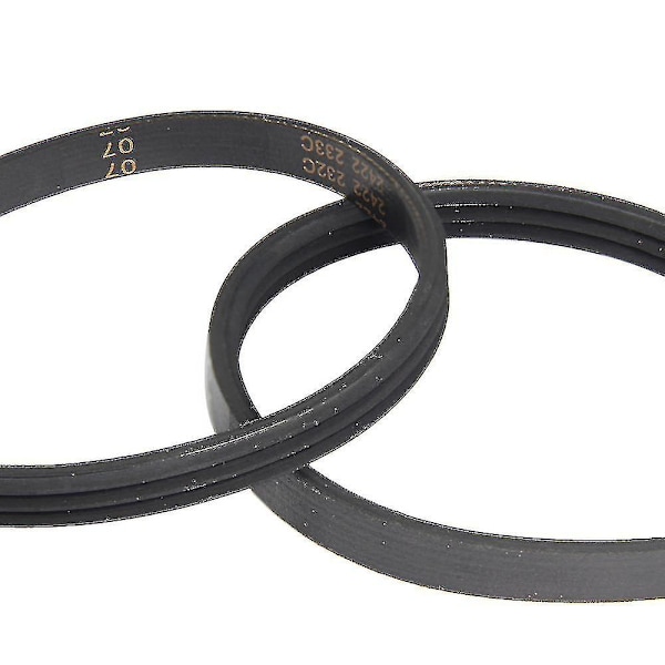 2 stk. drivrem til Black Decker Kw712 Type 1/ Type 2 650w høvl elværktøj reservedele V-rem