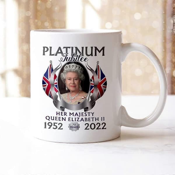 Queen Elizabeth II mugg Keramisk mugg