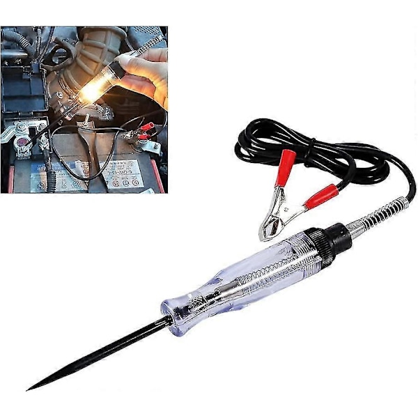Spenning Kretstester, Elektrisk Test Penn Probe Tester 6v/24v For Lavspenningssystemer, Sikring, Bryter, Ledninger