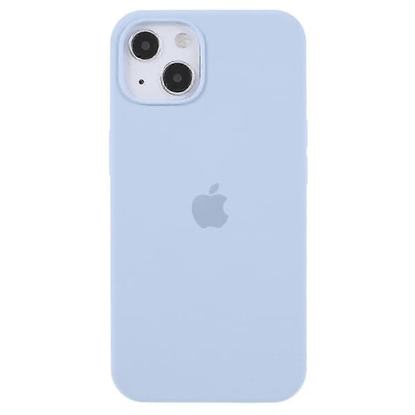 Silikontelefondeksel til iPhone 14 Silkeaktig berøring Solid fiberfôr Anti-fingeravtrykk Støtsikkert deksel_jjs