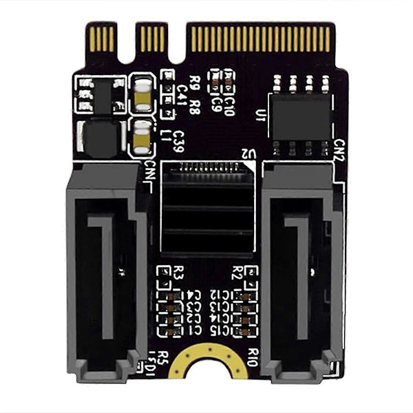 5 STK M2 til SATA3.0 Udvidelseskort PCI-E3.0 KEY A+ E WIFI M.2 til SATA Udvidelseskort Adapter Uden