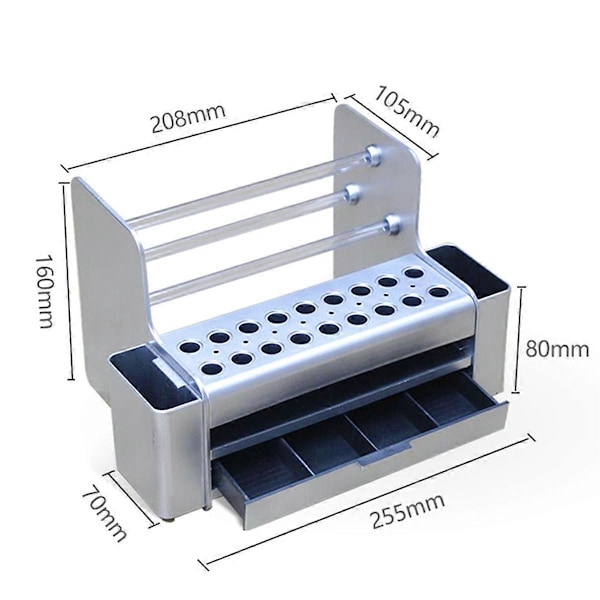 Skruvmejsel Förvaringsställ Hållare Multifunktionell Organizer RC Reparationsverktyg Kit Skrivbordsställ för Hex