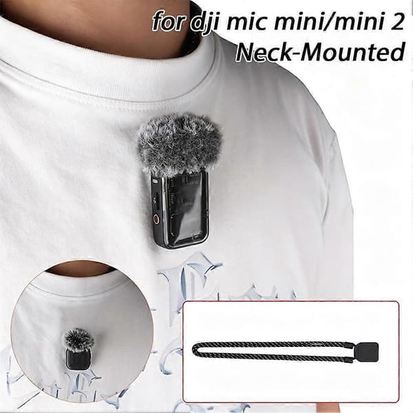 Mini dold magnetisk nackrem för DJI Mic2/MIC