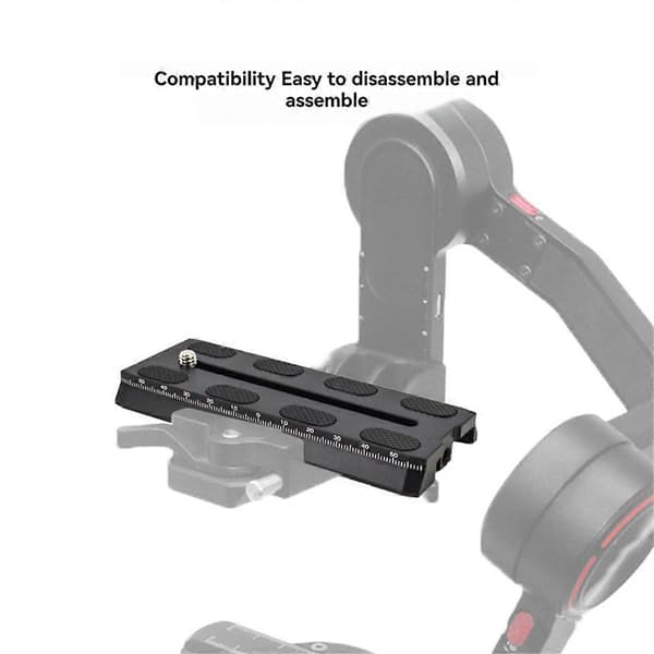 120mm Kameramontering Hurtigudløserplade til DJI Ronin S