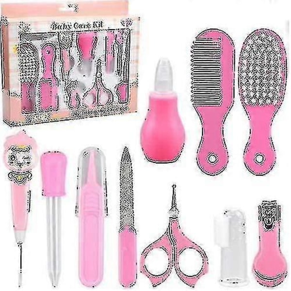 10-i-1 Babyvårdskit Bärbar Grooming Set Nyfödd Baby Säkerhetsvård Set