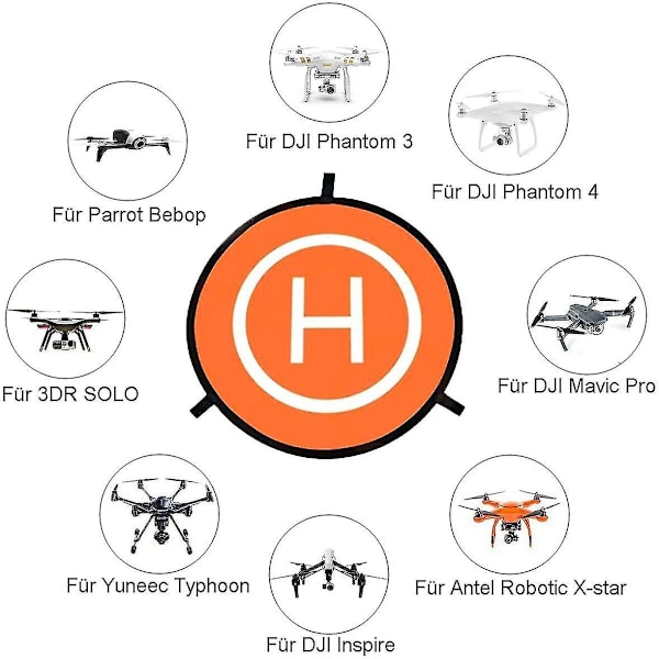 Drone Landingsplads, Universal Vandtæt Bærbar Foldbar Landingsplads
