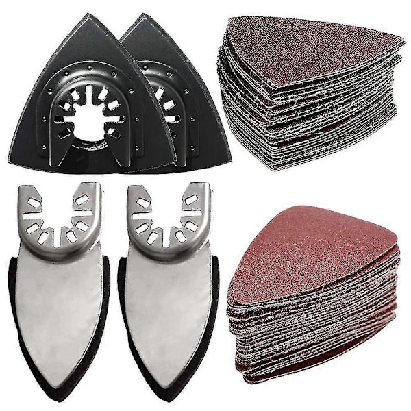 54 st Oscillerande Verktyg Detalj Slipdynor Kit Med Slippapper, För Trä/puts m.m.