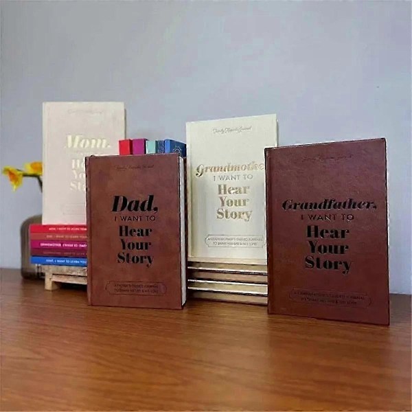 Velegnet til far, Jeg vil gerne høre din historie - gaven din far vil elske Far Memory Books Far, jeg vil gerne høre din historie notesbog