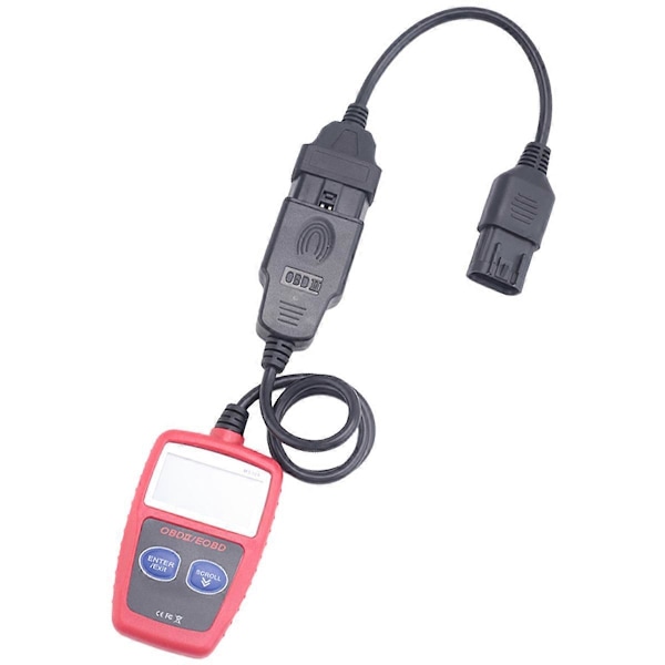 ATV Motorcykel Anslutningskabel+MS309 OBD2 Scanner Diagnostikverktyg,B