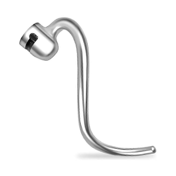 Lämplig för degkrok till Kitchenaid 5QT Lift och 6QT Stand Mixer, Degkrokstillbehör för mixer, Diskmaskinsäker-FO  SHAN  RAN  WANG