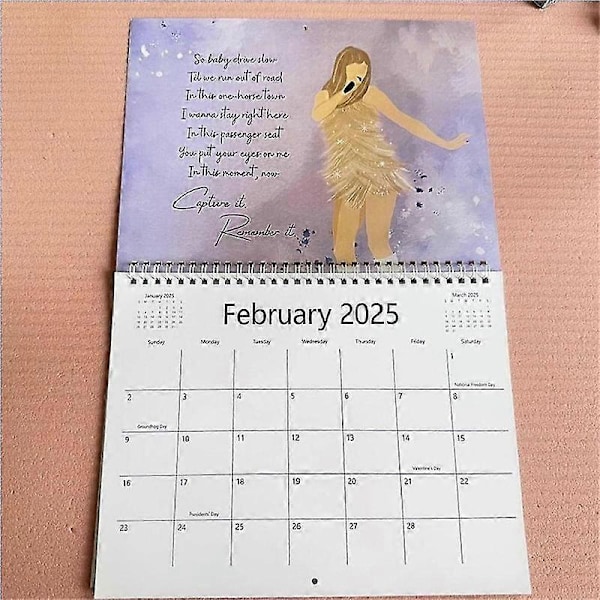 2025 Kalender - Kalender för Fan - Väggkalender för 2025
