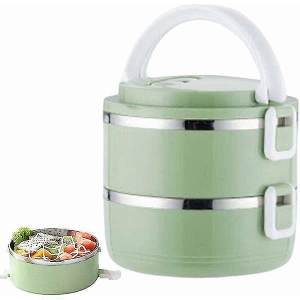 Termos for varm mat, 1400ml rustfritt stål isolert matboks med håndtak