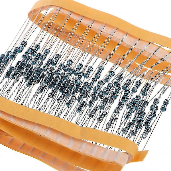 100 stk. 1k Ohm 1/4w Metal Film Modstand 1kohm 0.25w 1% Til Arduino