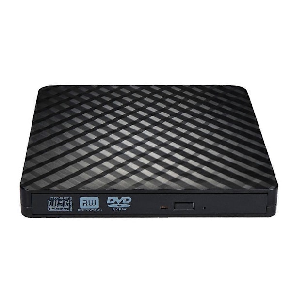Extern CD DVD-enhet, USB 3.0 och Type-C Portabel CD DVD +/-Rw Enhetsläsare, DVD/CD ROM Brännare Rewr
