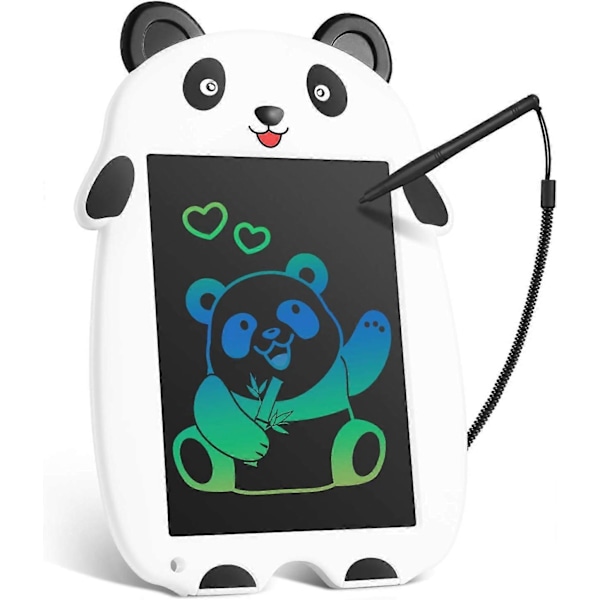 Panda-muotoinen LCD-kirjoitusalusta piirustus- ja graffititaulu, 8,5 tuuman näyttö, silmiä suojaava värinäyttö