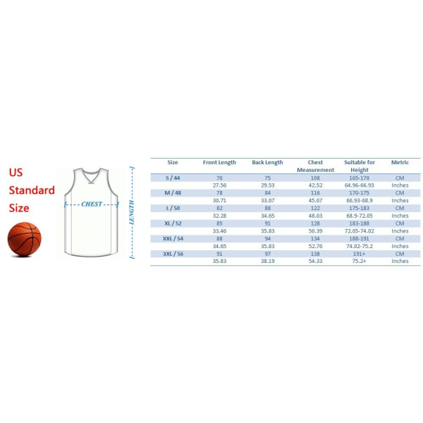 2023 sommarens nya BG basket MCCALL#22 sytröja XXXL