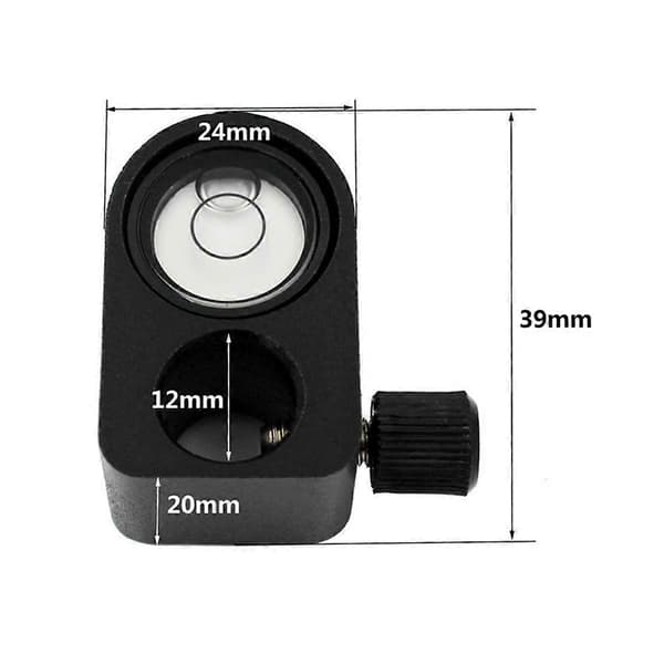 12mm Libelle med Holder Passer 12mm Diameter Mini Prisme GPS-Stang, Libelle for GPS
