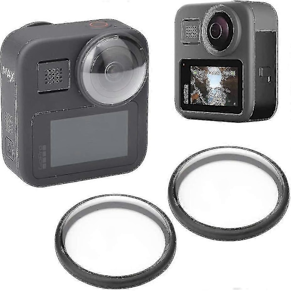 4 Pakker Kompatible med GoPro Max Beskyttelseslinser