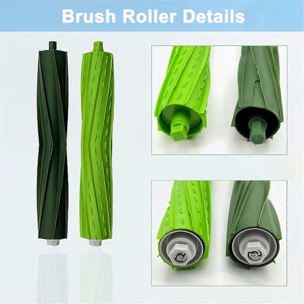 Gummivalsbørste for IRobot Roomba E I J-serien E5 E6 E7 I3 I3+ I4 I4+ I5 I6 I6+ I7 I7+ I8 I8+ J6