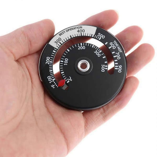Magnetisk Rörtermometer för Vedspis, Värmemätare för Öppen Spis