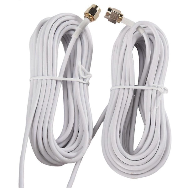 WiFi-antenni 4G LTE Antenni SMA 12DBi Omni Antenni Uros 5M Kaksoiskaapeli 2.4GHz B315 E8372 E3372 Reitittimille SMA Uros