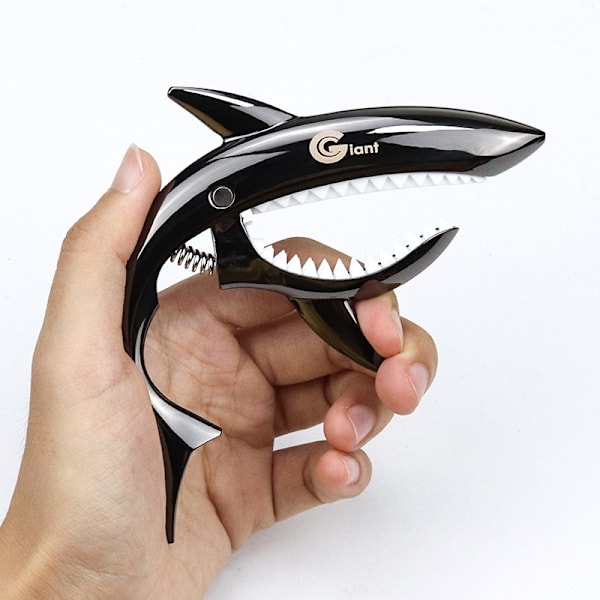 Metal Shark Capo Gitarr Metall Capo Zinklegering Capo Silver